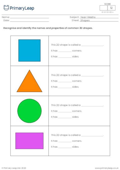 0 Result Images Of 3d Shapes Names And Properties Worksheet PNG Image