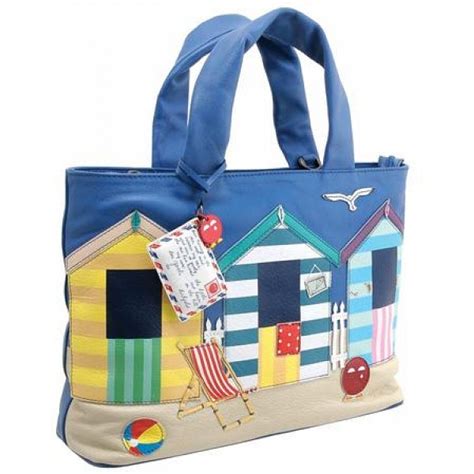 Yoshi Hampton Limited Edition Beach Hut Leather Grab Bag Handbag