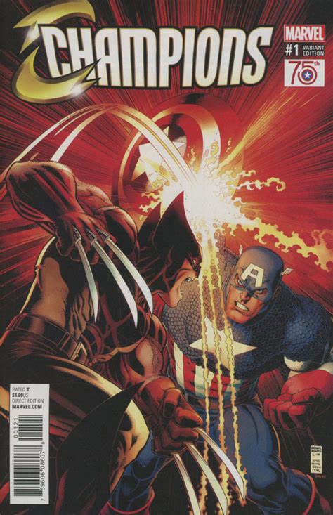 Champions Marvel Vol 2 1 Cover L Incentive Arthur Adams Captain