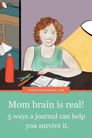 Mom Brain Is Real 5 Ways A Journal Can Help You Survive It Mom Brain Visual Journal Journal