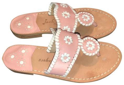 Jack Rogers Pink Palm Beach Sandals Size Us 6 Regular M B Listed By Jill K Palm Beach