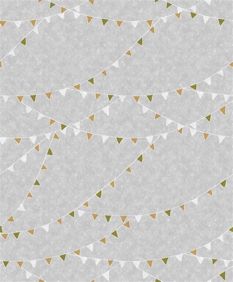 Cute texture for kids room design. Poker Dot Bunting Wallpaper (With images) | Bedroom ...