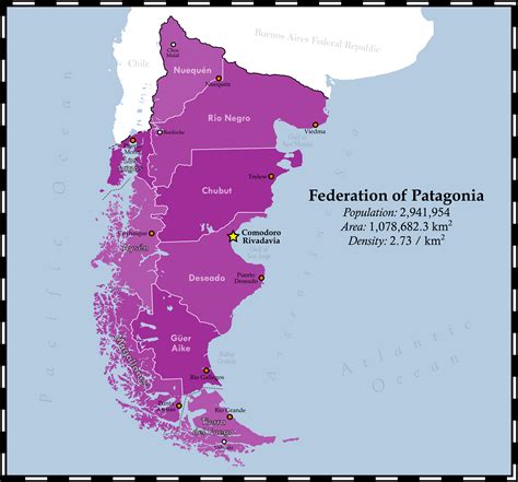 Federation Of Patagonia Imaginarymaps