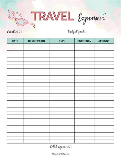 Free Printable Travel Planner Tips For An Unforgettable Vacation