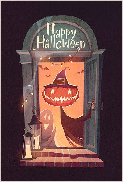 Halloween Illustrations By Diana Dementeva Designing Fever Magazine
