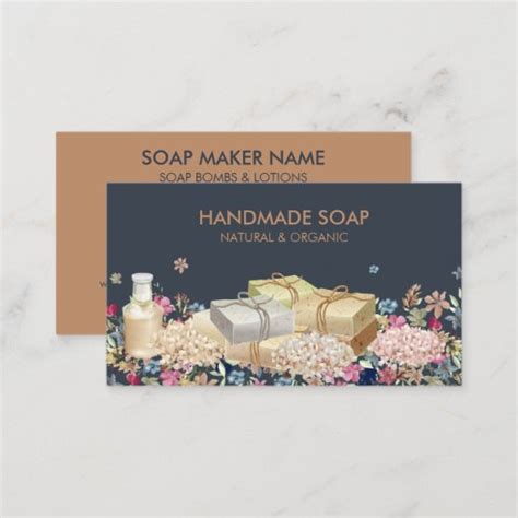 Natural Soaps Business Card Zazzle