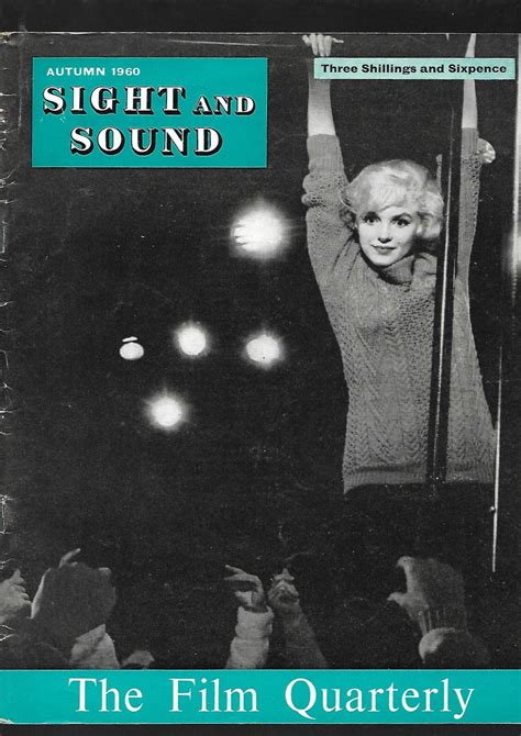 Sight And Sound Magazine Autumn 1960 The Film Quarterly Front Cover