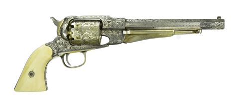 Contemporary Engraved Remington 1858 New Model Revolver Ah5197