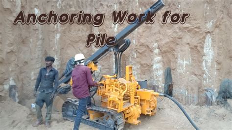 Anchoring Work For Pile Anchoring Work Ground Anchor Stressing