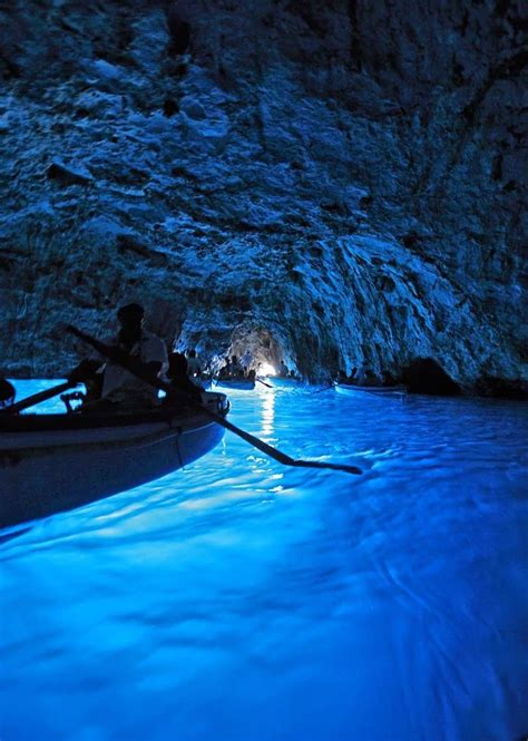 Blue Cave Capri Italy Capri Italy Grotta Azzurra The Blue Grotto