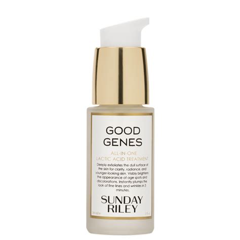 The fan favorite is buzzing among skin care enthusiasts, beauty editors. Sunday Riley Good Genes All-In-One Lactic Acid Treatment ...