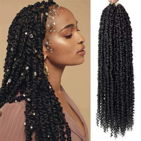 8 Paquetes Pretwisted Passion Twist Hair Crochet Trenza Etsy