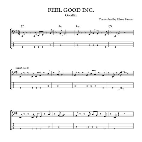 最も欲しかった Feel Good Inc Bass Line On Guitar 590161 Feel Good Inc Bass
