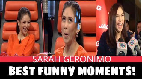 Sarah Geronimo Best Funny Moments Ang Cute Ni Sarah Sarah Geronimo