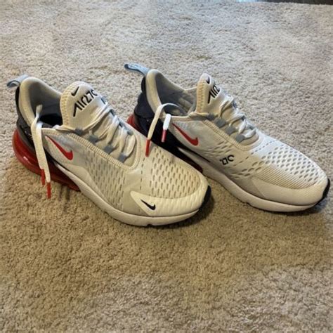 Nike Air Max 270 Dj5172 100 Mens Size 8 Red White Navy Usa Condition