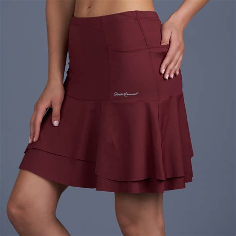 Rust Long Skort Rust S Brown Long Skort Womens Tennis Skirts