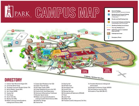 Parkville Campus Maps And Directions Park University