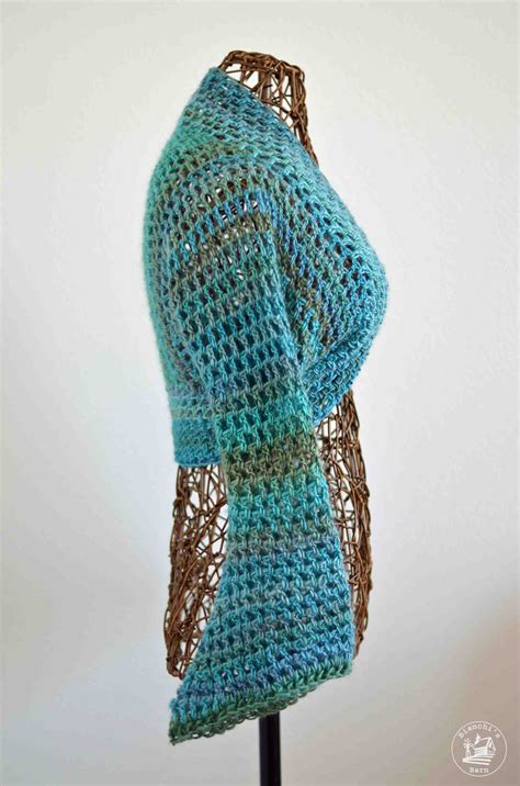 Lightweight No Seam Shrug Free Crochet Pattern
