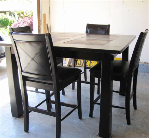 Pub Dining Room Table Sets Awesome Black Distressed Pub Style Dining