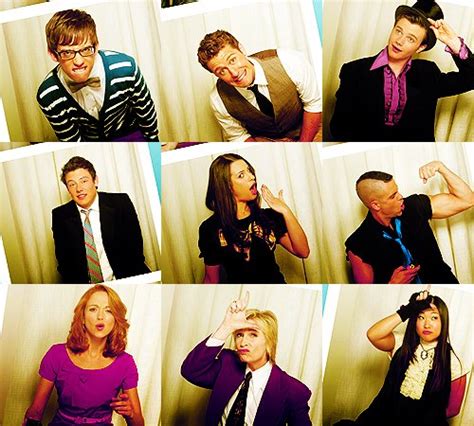 Amber Riley Artie Abrams Brittany Pierce And Chris Colfer Image On Favim
