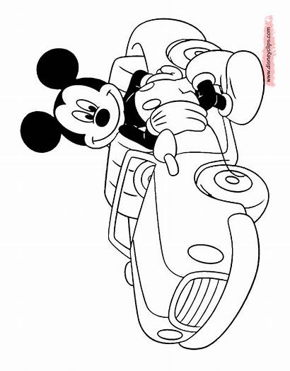 Mickey Mouse Coloring Pages Disney Disneyclips Leaning