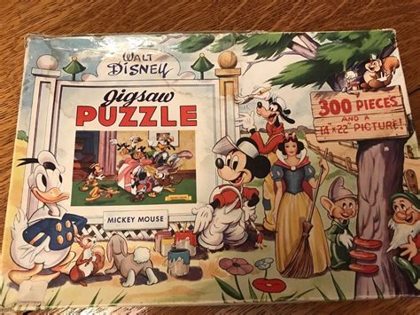 20% off with code summerpartyz. Vintage Disney Jigsaw Puzzle Mickey Mouse 300 Piece ...
