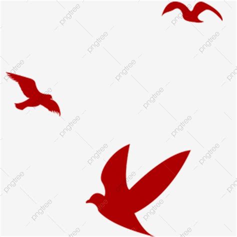 Birds Flying Silhouette Png Transparent Red Flying Bird Silhouette