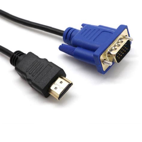 15m Hdmi To Vga Cable Hd 15 D Sub Video Adapter Hdmi Cables Shopee