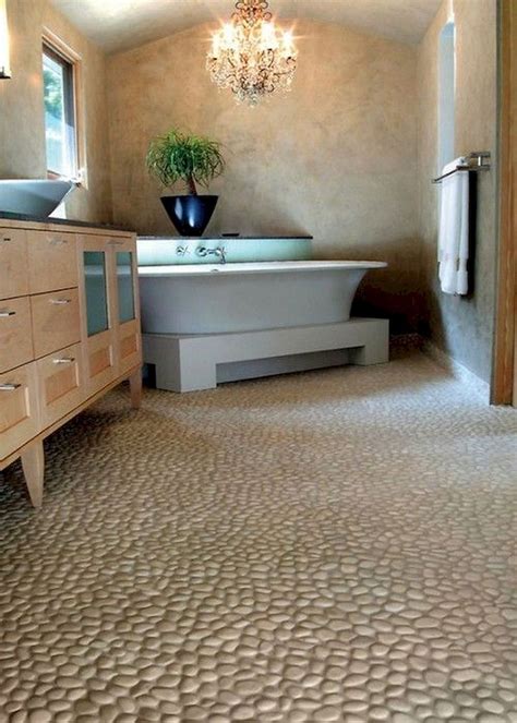 Modern Bathrooms With Pebble Tile Floors Shower Floor Tile Pebble
