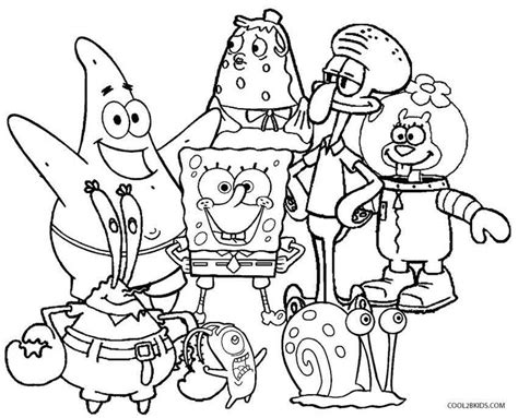 Printable Spongebob Coloring Pages For Kids Cool2bkids Spongebob