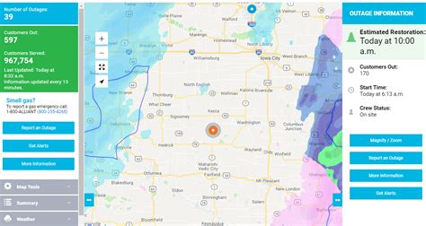 Alliant Energy Power Outage Map