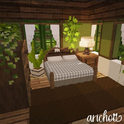 Minecraft Cottagecore Bedroom Interior Design Ideas Minecraft House
