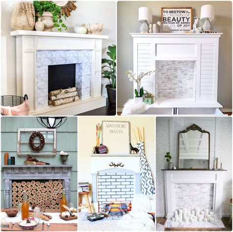Diy Faux Fireplace Ideas Build Your Own Fake Fireplace Suite