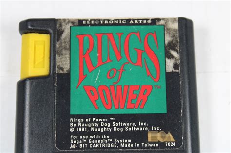 Rings Of Power Sega Genesis 1991 Authentic Cartridge Only Ebay
