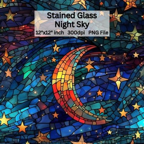 Celestial Stained Glass Etsy