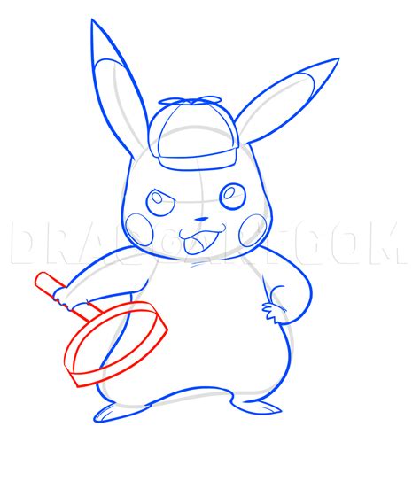 How To Draw Detective Pikachu Step By Step Drawing Guide By Dawn