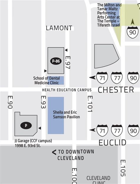 Cleveland Clinic Campus Map Pdf United States Map Images And Photos
