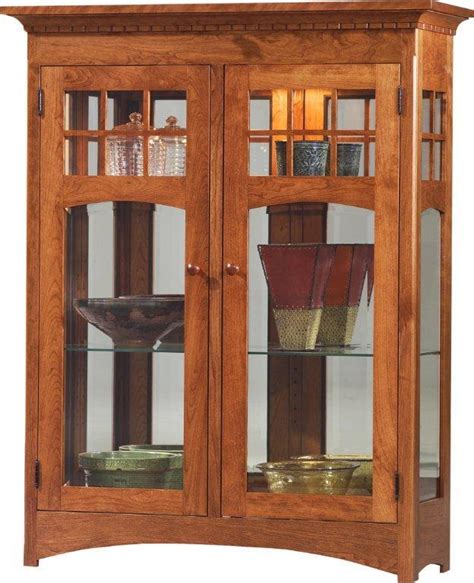 13 results see results in mathis brothers. Amish Santa Fe Mission Short 2-Door Curio Cabinet