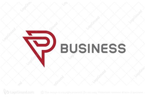 Minimalist Letter P Logo