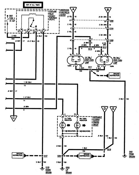 98 Chevy 1500 Brake Light Wiring Diagram Diagram Niche Ideas