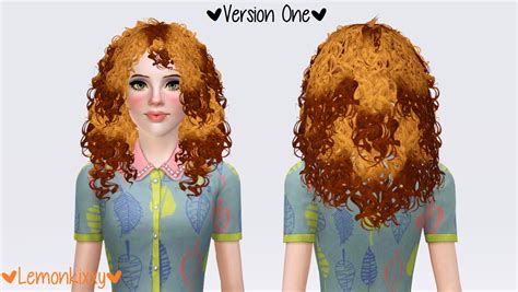 Cazy Conversion Myos14 Hairstyle Retextured By Lemonkixxy Sims 3 Hairs