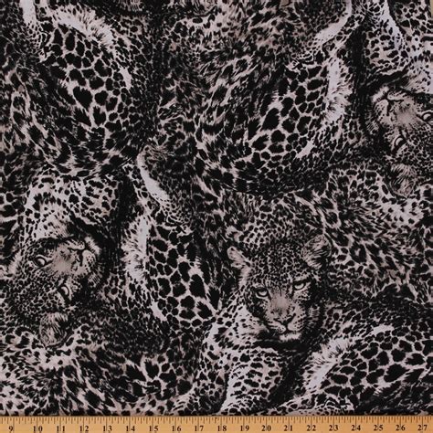 Cotton Jaguars Jaguar Animal Print Wildcats Wildcat Jungle