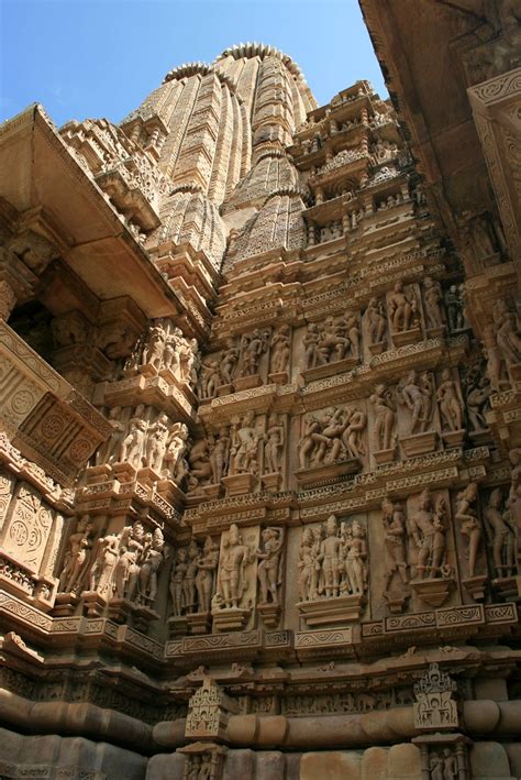 Khajuraho Temples 4 One Of The Temples At The Western Te Flickr