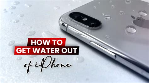 How To Get Water Out Of Iphone 4 Easy Ways