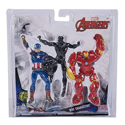 Swimways Marvel Avengers Dive Characters Captain America Black Pant