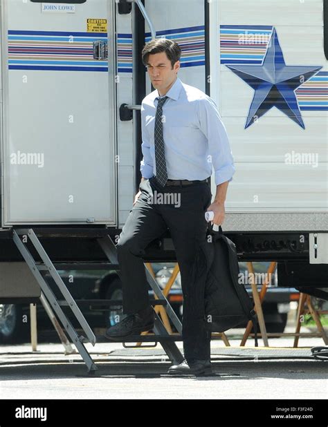 actor wes bentley spotted on the set of american horror story filming in downtown los angeles