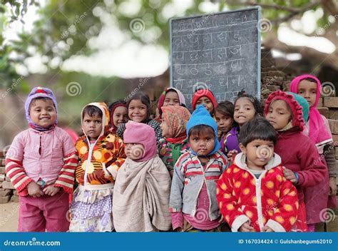 Indian Poor Kids In There School Editorial Stock Image Image Of