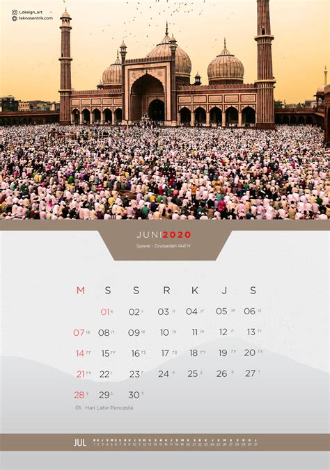 Detail Kalender 2020 Masehi And 1441 1442 Hijriyah Dengan Tanggal Merah