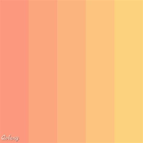 Aesthetic Peach Color Palette