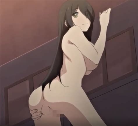 Hasshaku Sama Toshi Densetsu Series Screencap 1girl Ass Black Hair Breasts Censored Nude